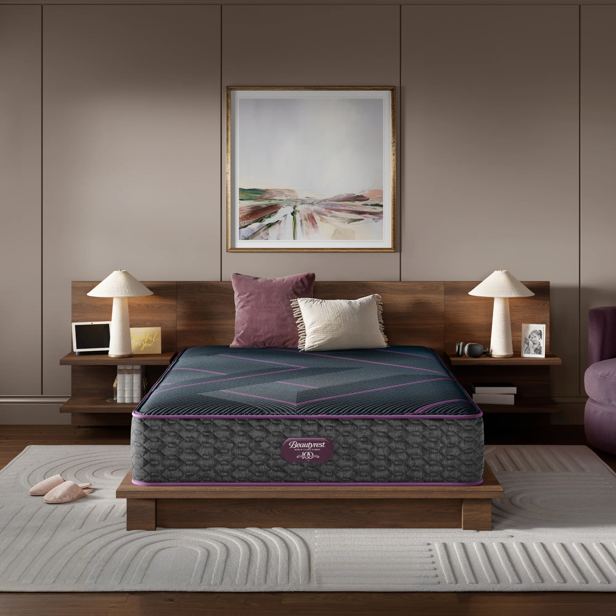 Beautyrest World Class Level Three Hybrid Plush