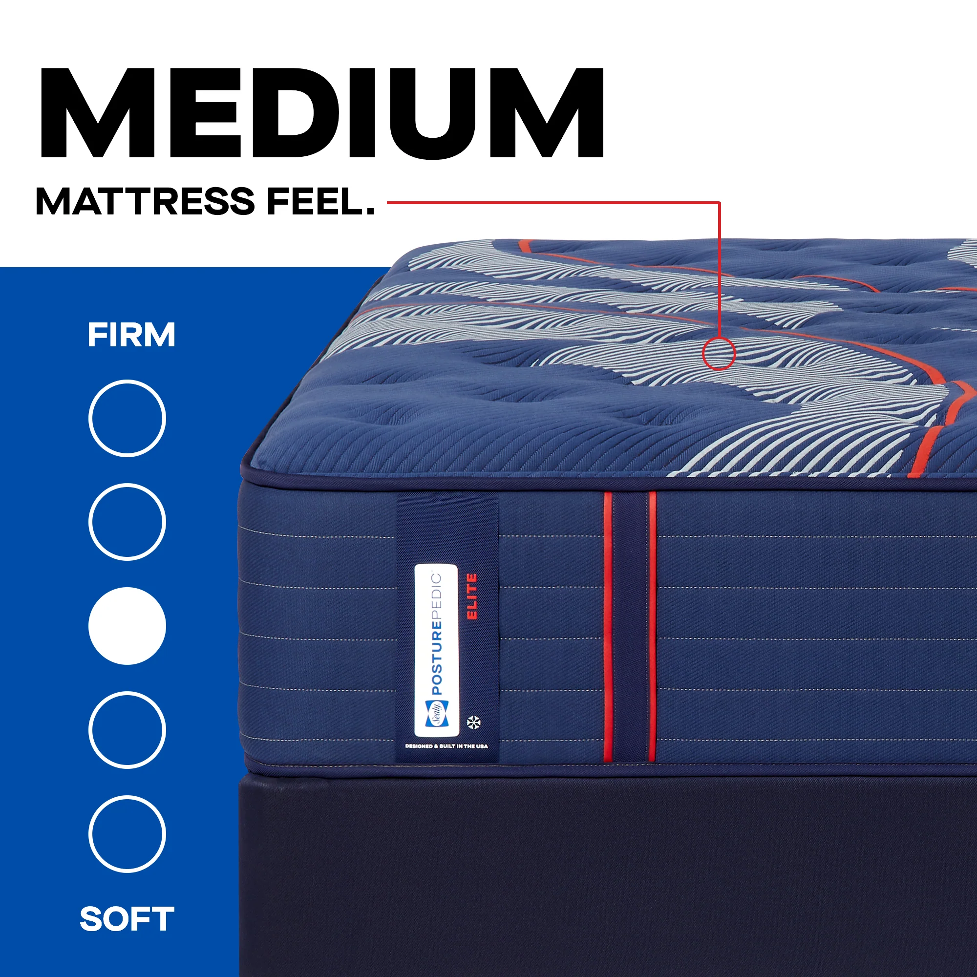 Sealy Posturepedic Elite Spring Brenham2 Medium Mattress - Image 2
